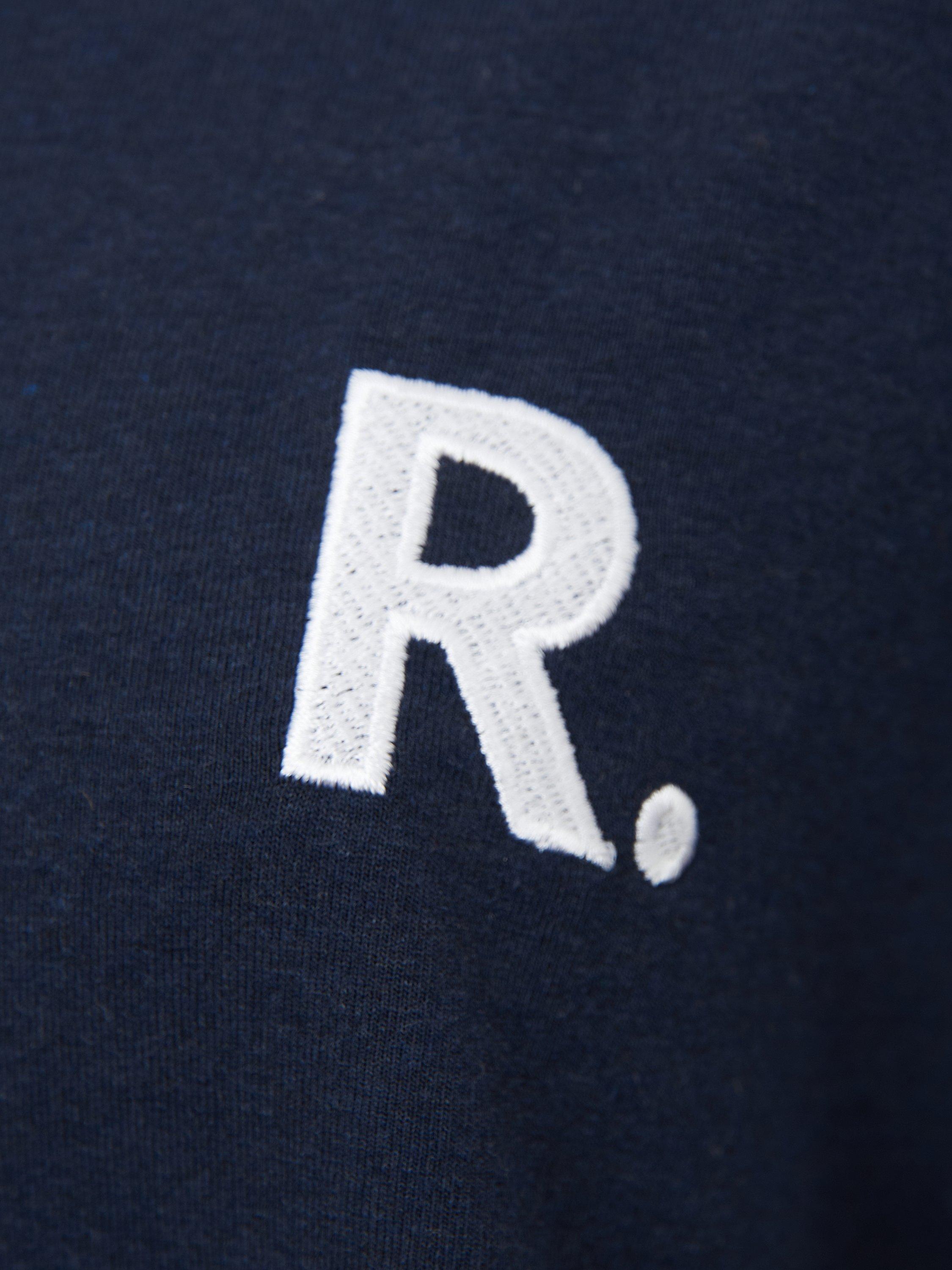 Product image 3 of 3, which shows RATION.L R-Thrive Padel Cotton Blend T-Shirt, Navy, S
