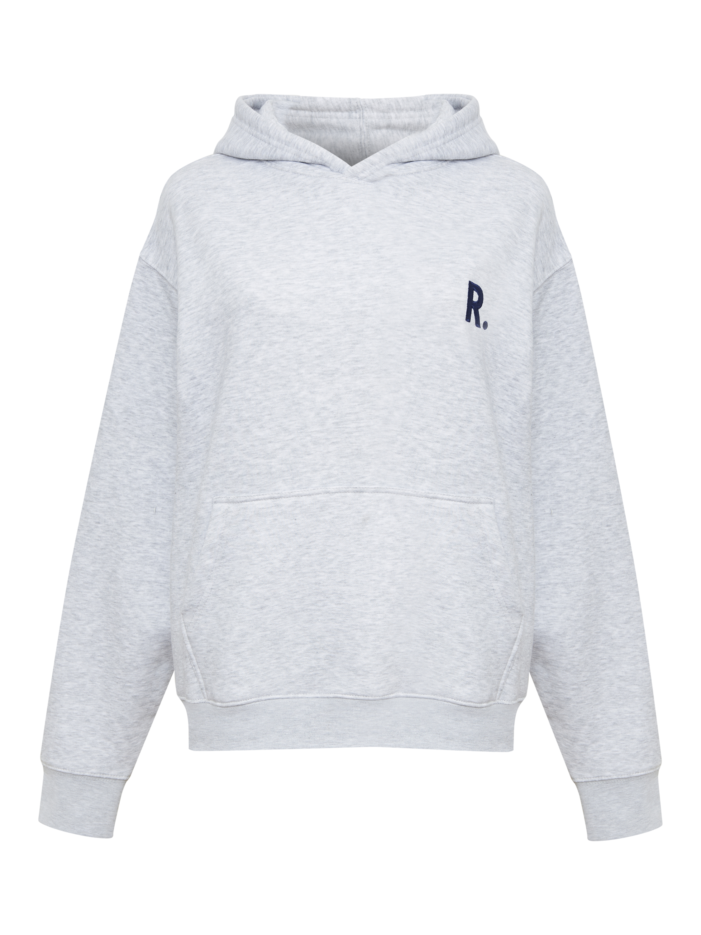 Product image 2 of 3, which shows RATION.L R-Thrive Padel Cotton Blend Hoodie, Grey Marl, S