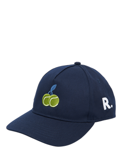 RATION.L R-Thrive Unisex Padel Organic Cotton Baseball Cap - view 2, Navy