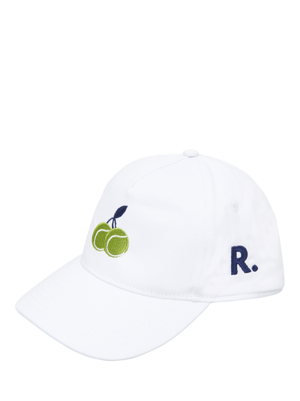 RATION.L R-Thrive Unisex Padel Organic Cotton Baseball Cap - view 2, White