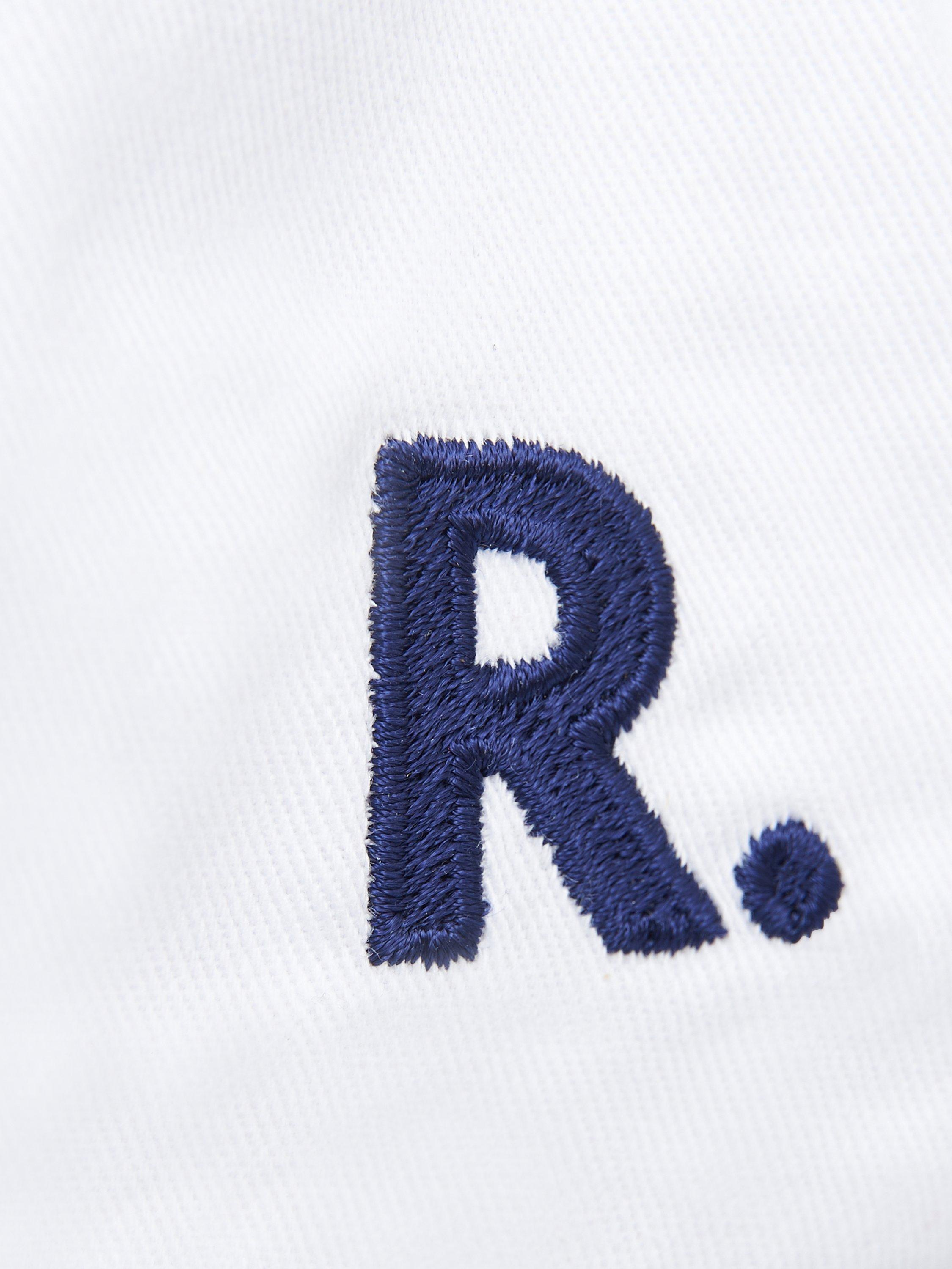 Product image 6 of 6, which shows RATION.L R-Thrive Padel Organic Cotton Baseball Cap, White