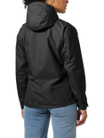 Helly Hansen Women's Seven J Waterproof Hooded Rain Jacket, Black