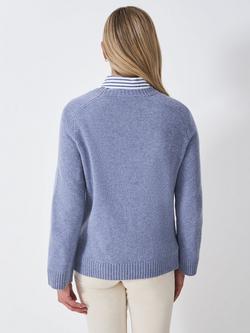 Crew Clothing Harmony Jumper, Bright Blue - view 2, Bright Blue