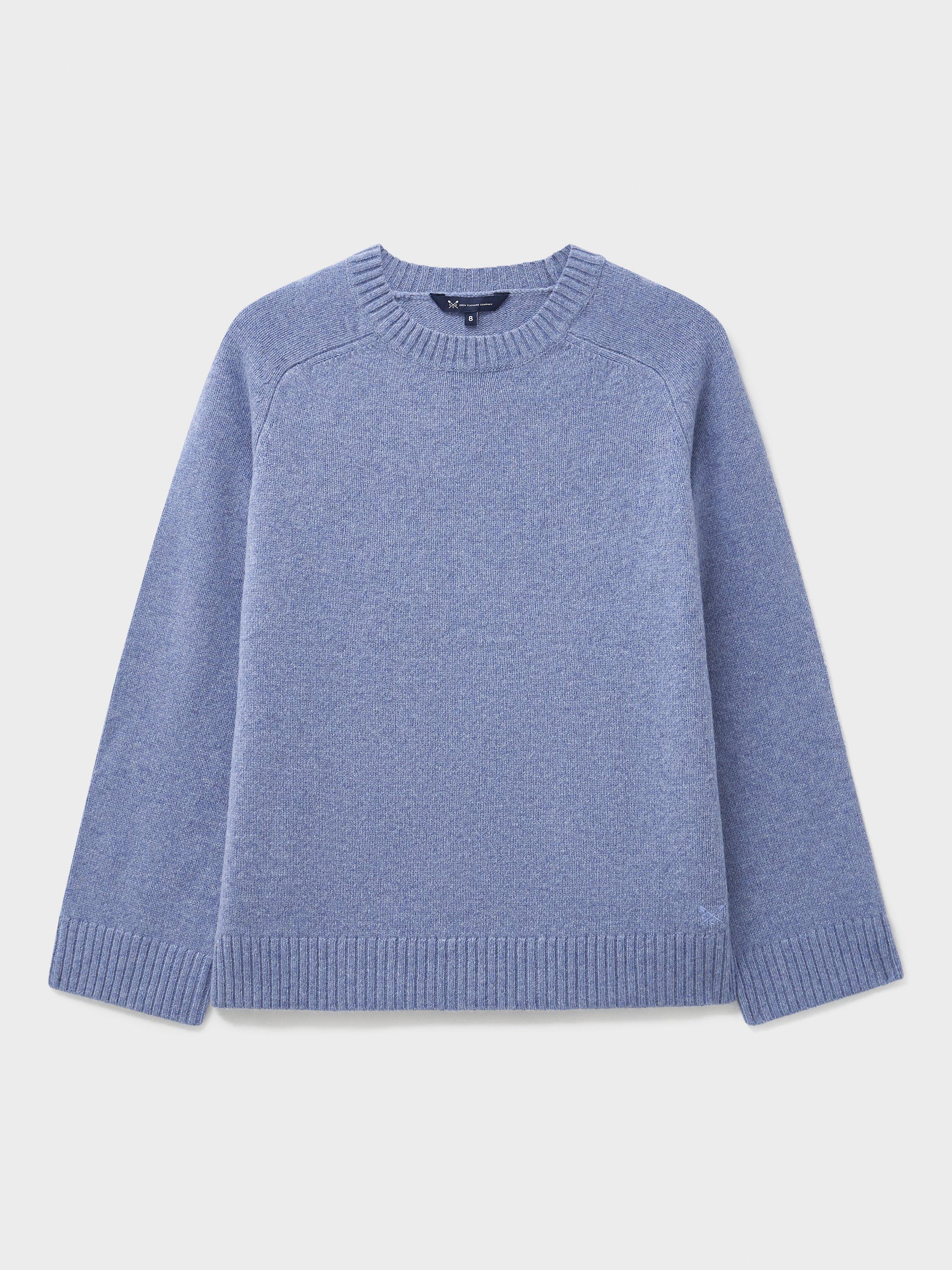 Product image 5 of 5, which shows Crew Clothing Harmony Jumper, Bright Blue, 10