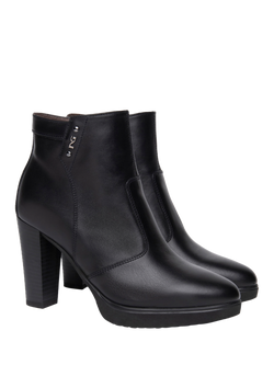 NeroGiardini Amalfi Leather Ankle Boots - view 2, Black