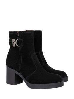 NeroGiardini Cartagena Suede Poll-On Ankle Boots - view 2, Black