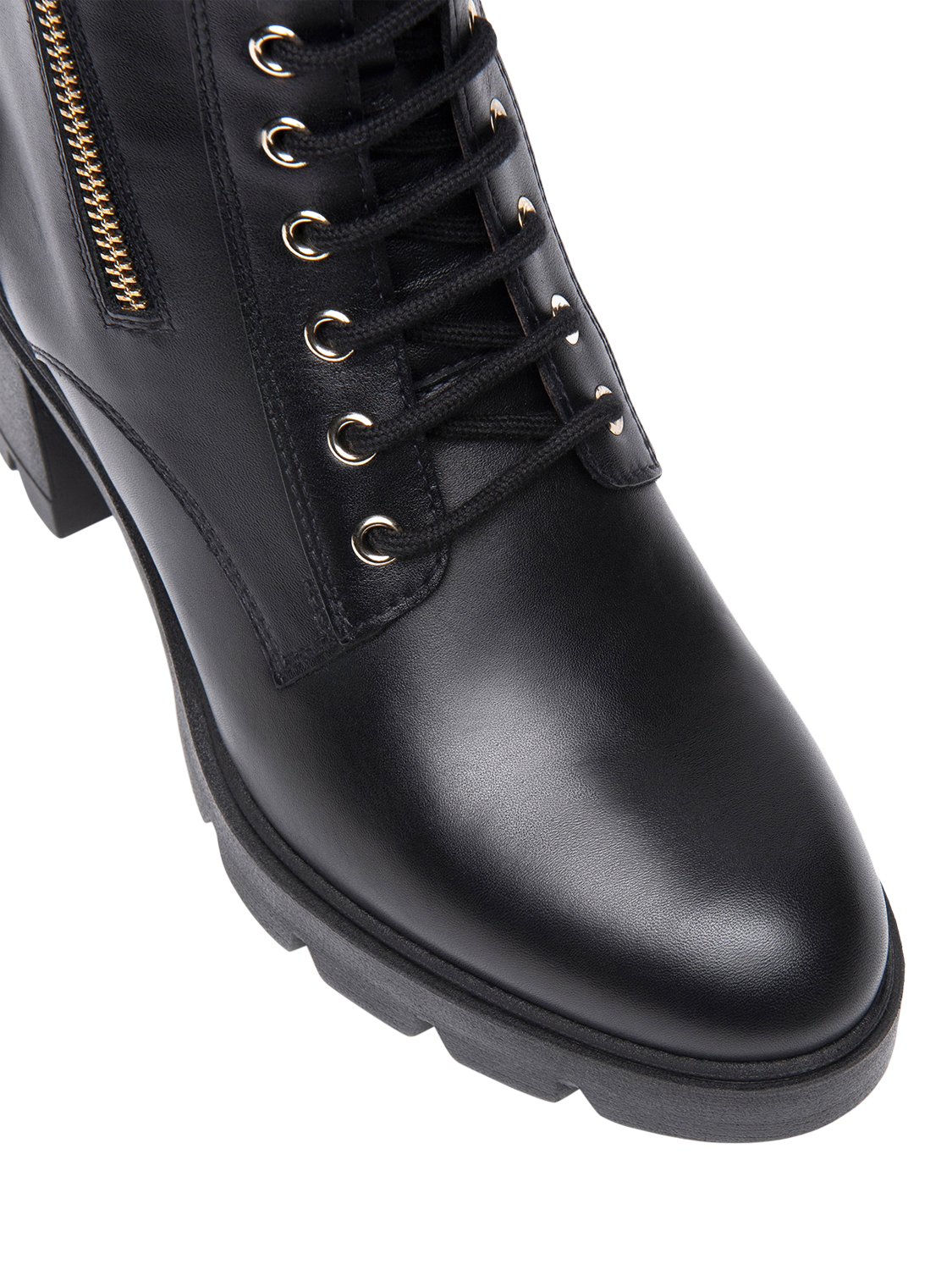 Product image 4 of 4, which shows NeroGiardini Carugo Leather Biker Boots, Black, 2