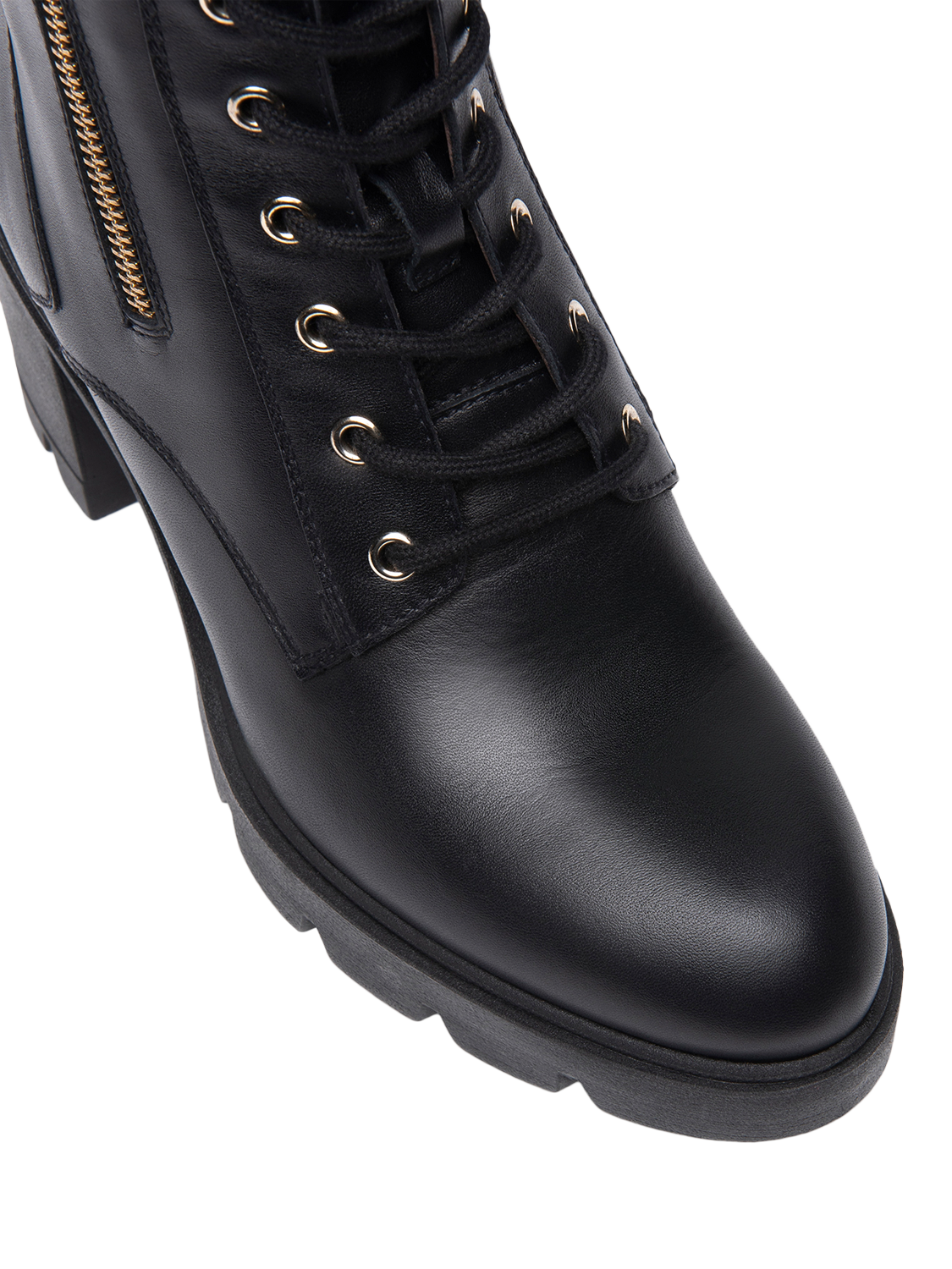Product image 4 of 4, which shows NeroGiardini Carvigo Leather Biker Boots, Black, 2