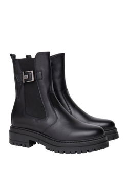 NeroGiardini Fossa Leather Chelsea Boots - view 2, Black