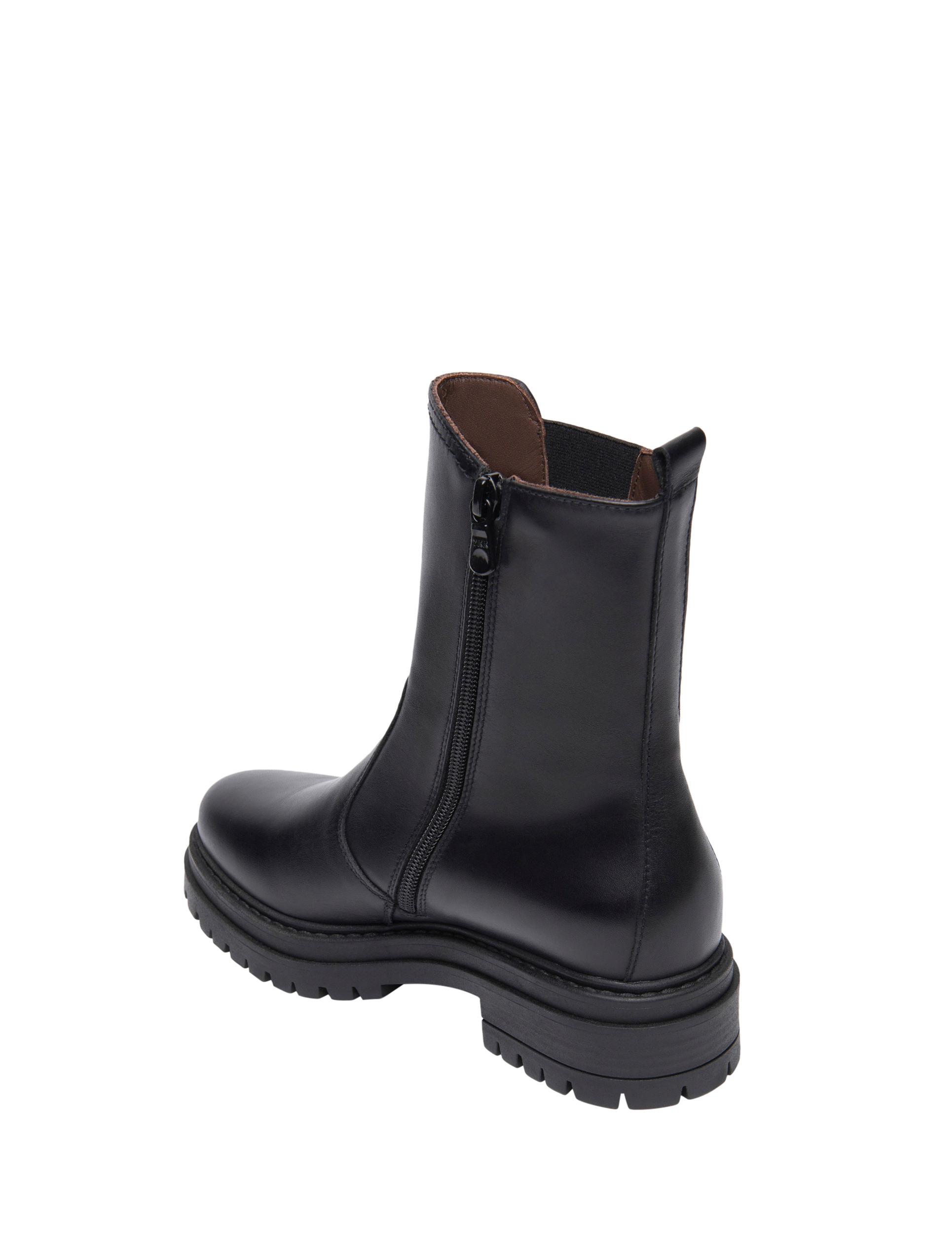 Product image 3 of 5, which shows NeroGiardini Fossa Leather Chelsea Boots, Black, 2
