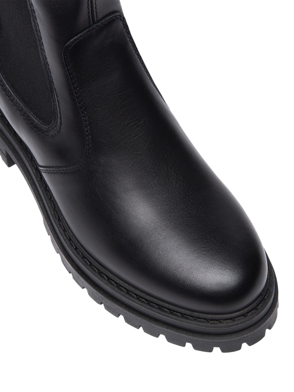Product image 4 of 5, which shows NeroGiardini Fossa Leather Chelsea Boots, Black, 2