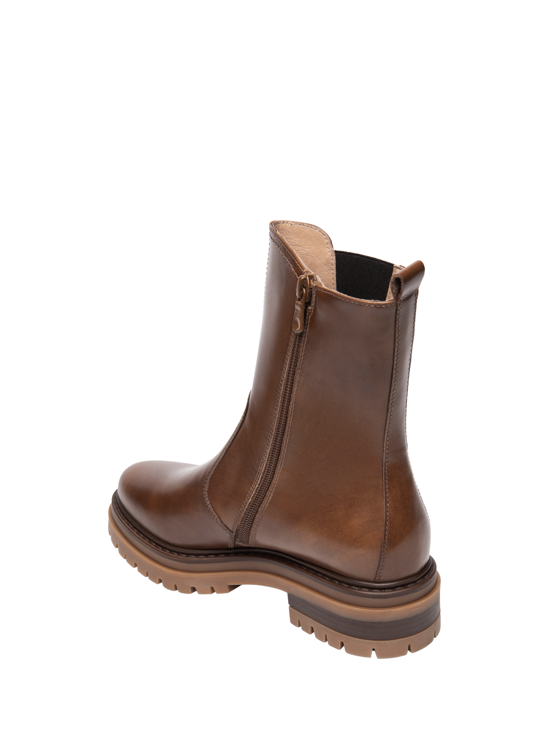 Product image 3 of 4, which shows NeroGiardini Fossa Leather Chelsea Boots, Brown, 2