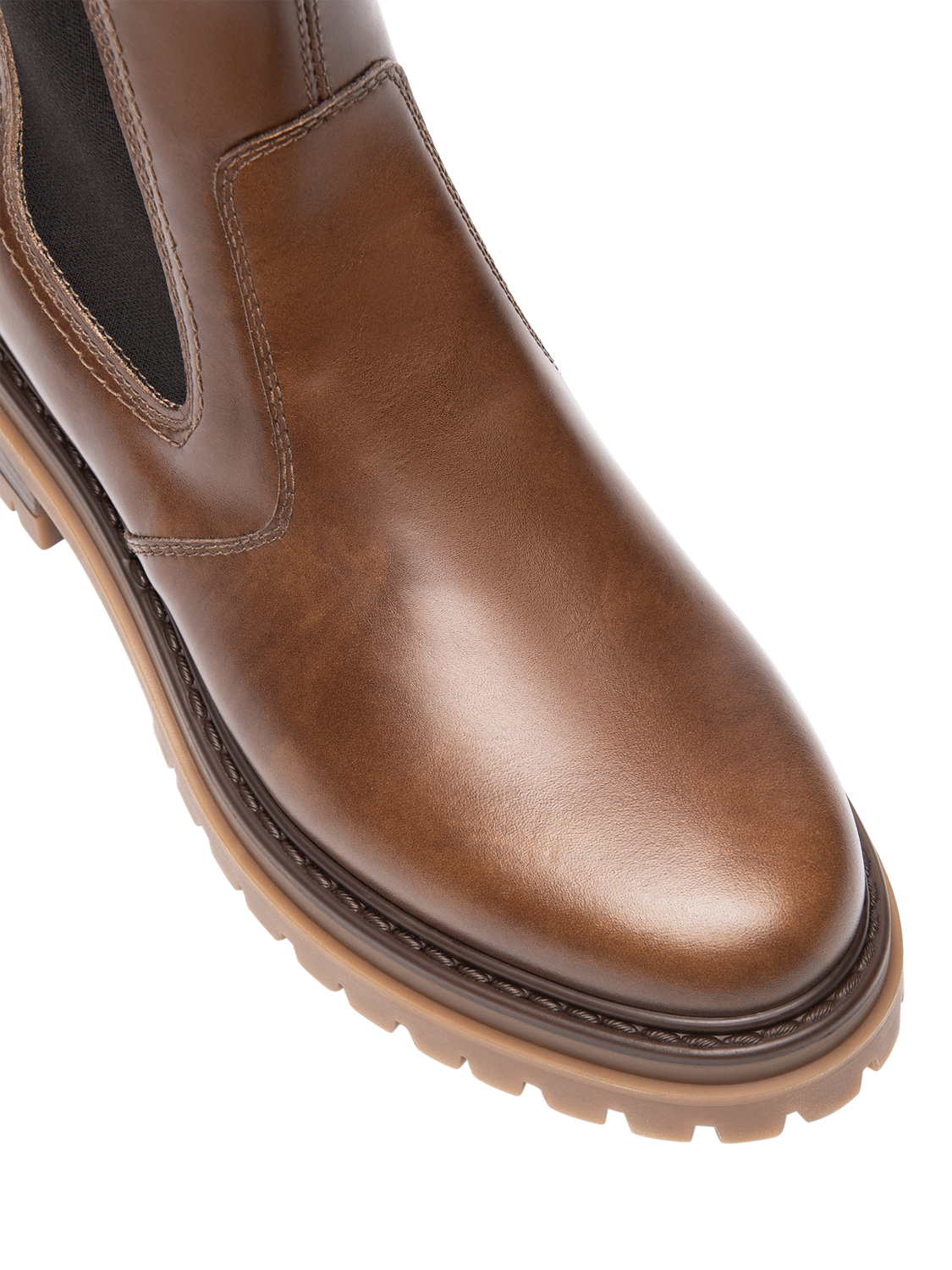 Product image 4 of 4, which shows NeroGiardini Fossa Leather Chelsea Boots, Brown, 2