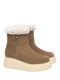 NeroGiardini Gordona Suede Snow Boots - view 2, Brown