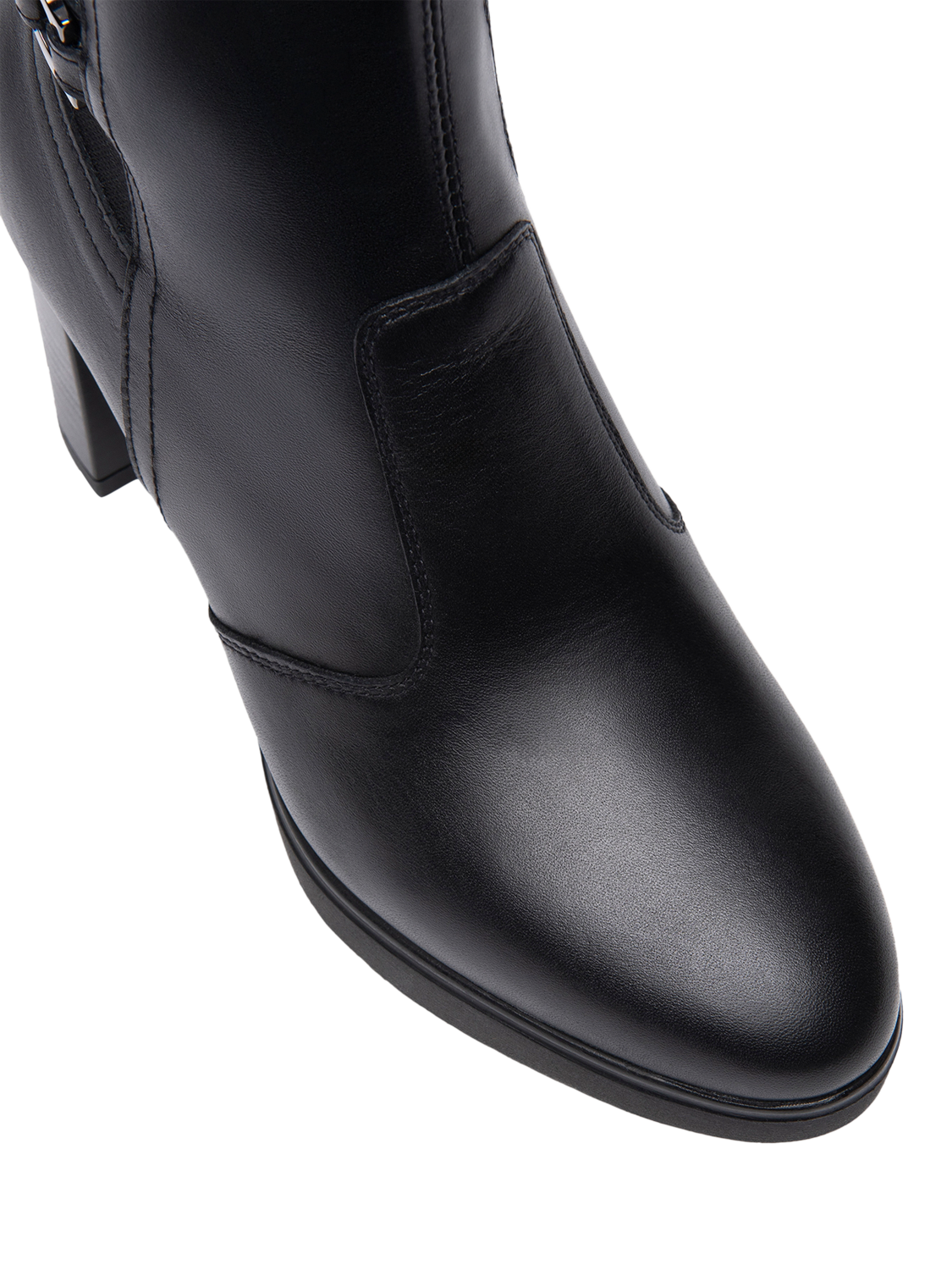 Product image 4 of 4, which shows NeroGiardini Lisbona Leather Knee High Boots, Black, 2