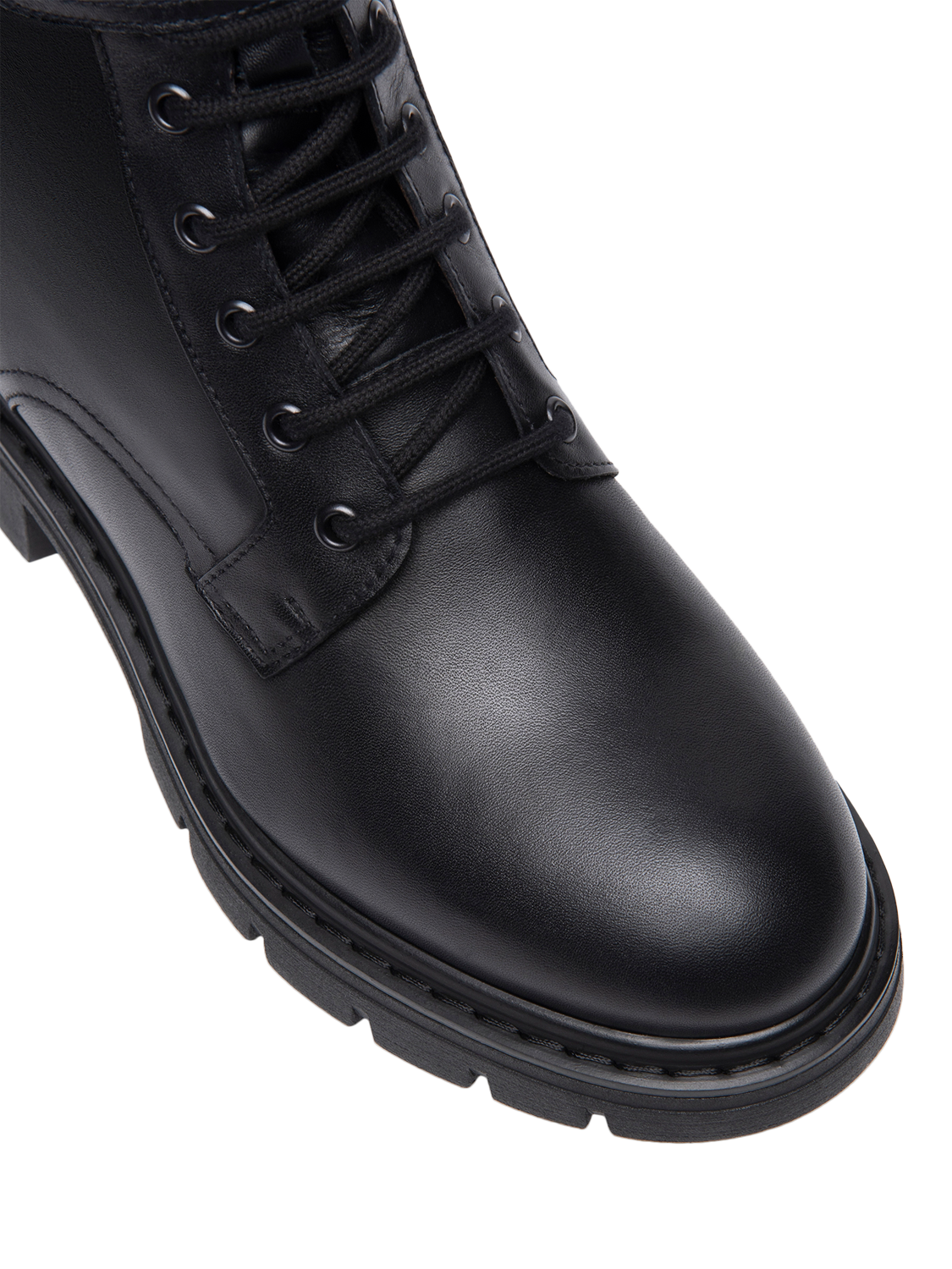 Product image 4 of 4, which shows NeroGiardini Ofena Leather Biker Boots, Black, 2