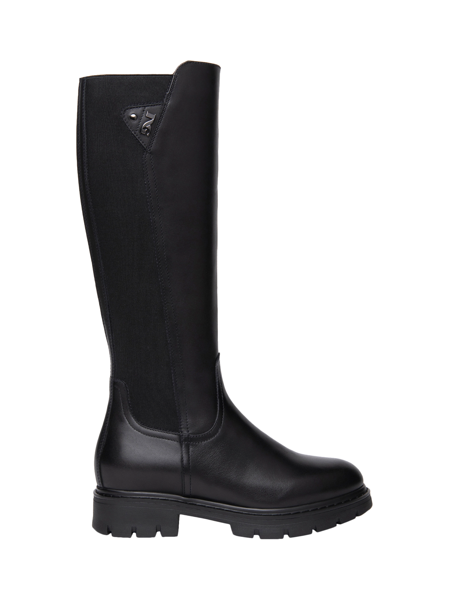 NeroGiardini Olivada Leather Knee High Boots