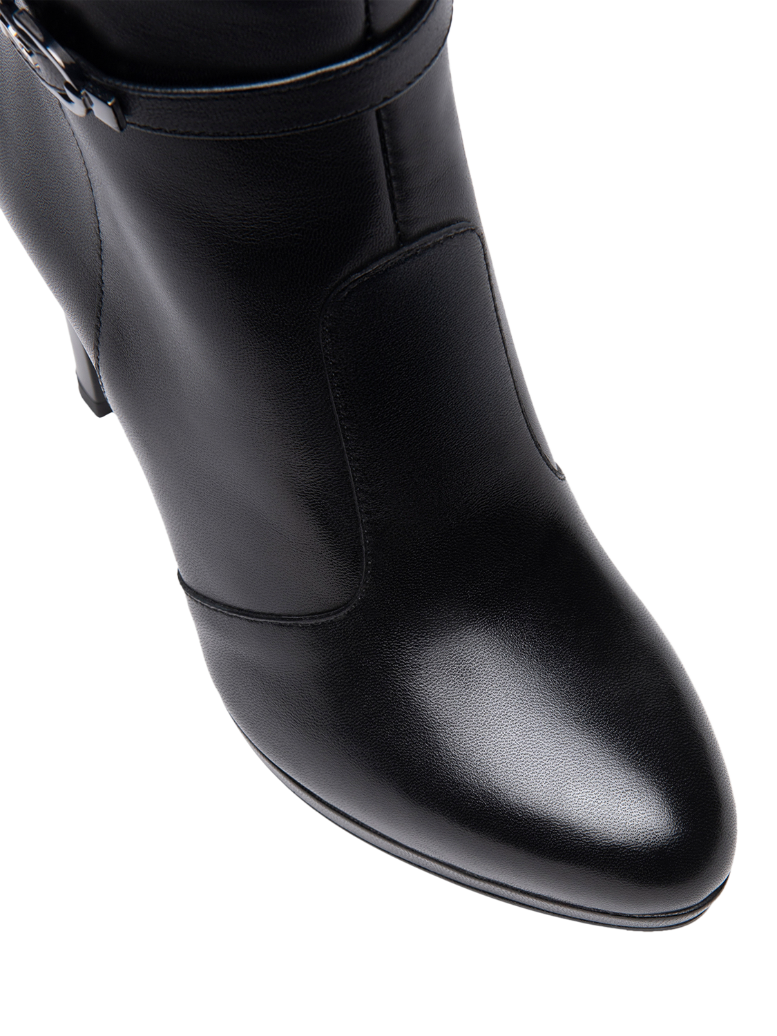 Product image 4 of 5, which shows NeroGiardini Salerno Leather Knee High Boots, Black, 2