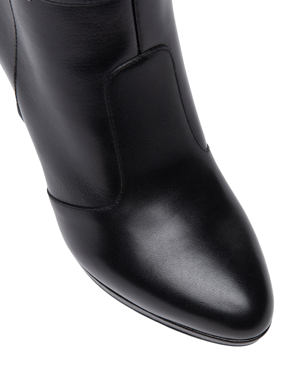 Product image 4 of 5, which shows NeroGiardini Samarra Leather Ankle Boots, Black, 6