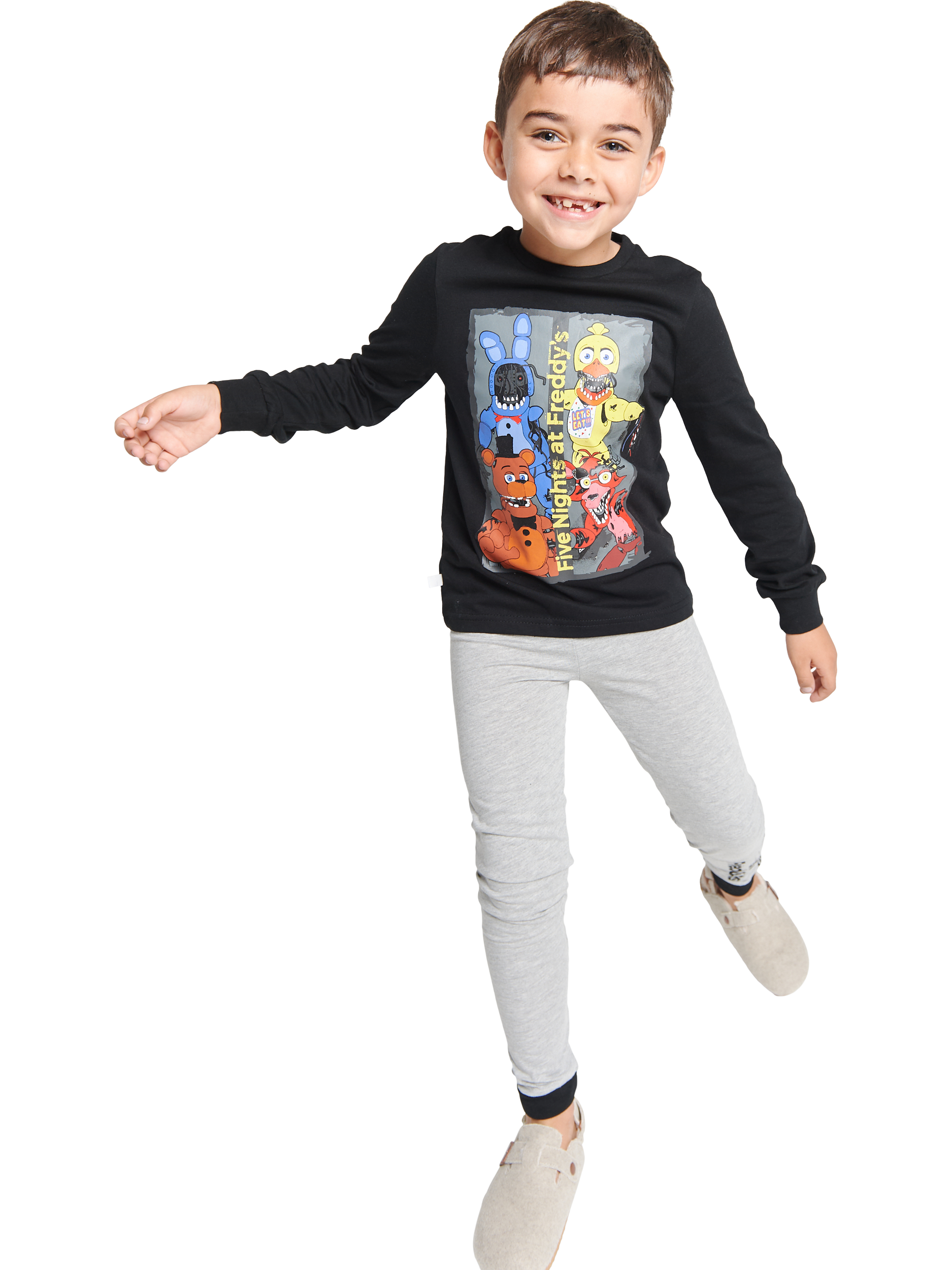 Product image 4 of 4, which shows Brand Threads Kids' Five Nights at Freddy's Pyjama Set, Multi, 7-8 years