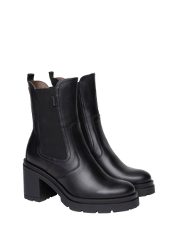 NeroGiardini Varzo Leather Combat Boots - view 2, Black