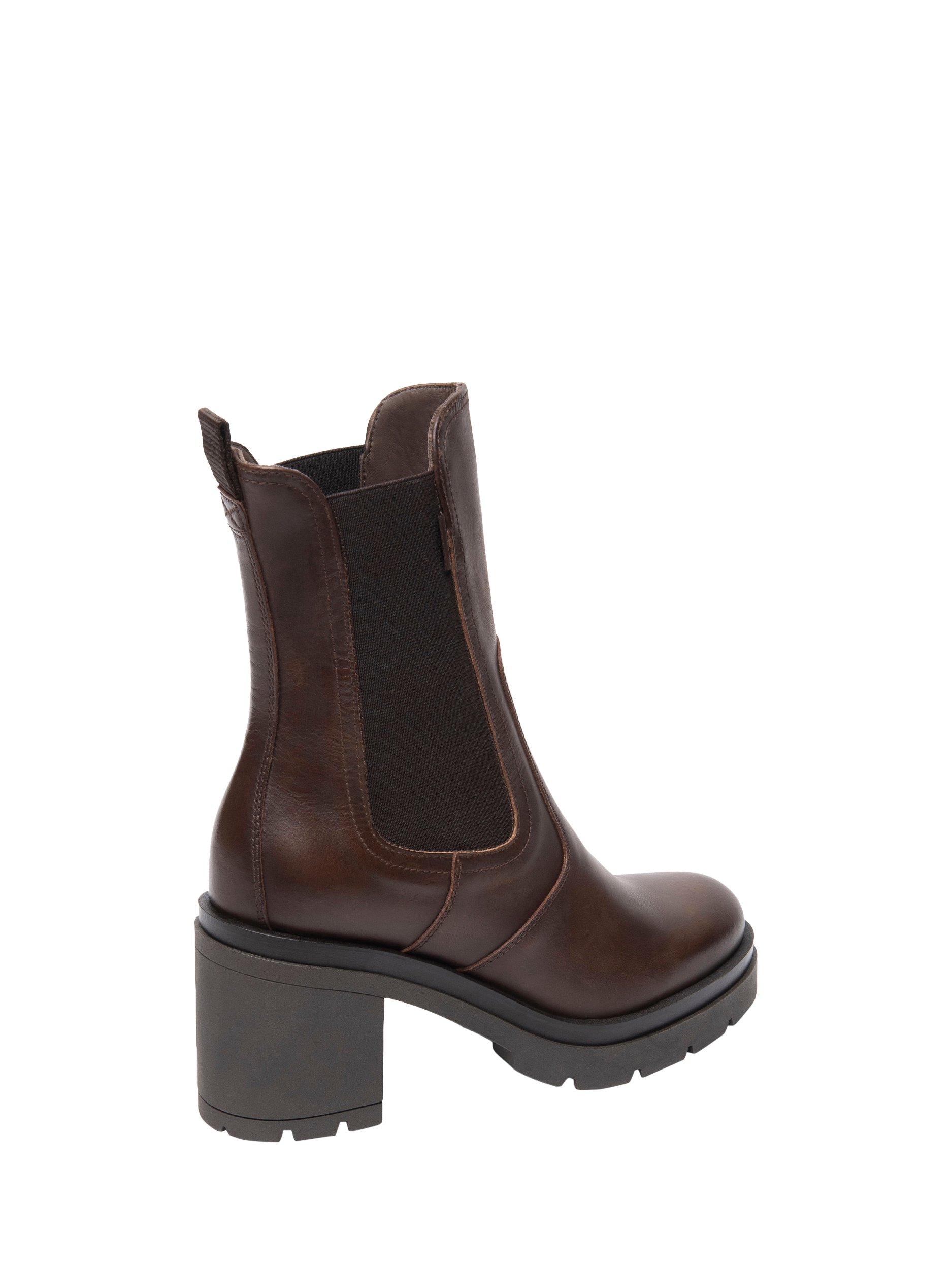 Product image 3 of 4, which shows NeroGiardini Varzo Leather Combat Boots, Dark Brown, 8