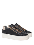 NeroGiardini Cannes Leather Lace Up Trainers