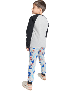 Brand Threads Kids' Sonic The Hedgehog Pyjamas, Multi - view 2, Multi