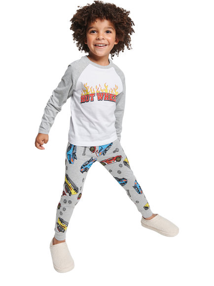 Brand Threads Kids' Hot Wheels Pyjamas, Multi, Multi
