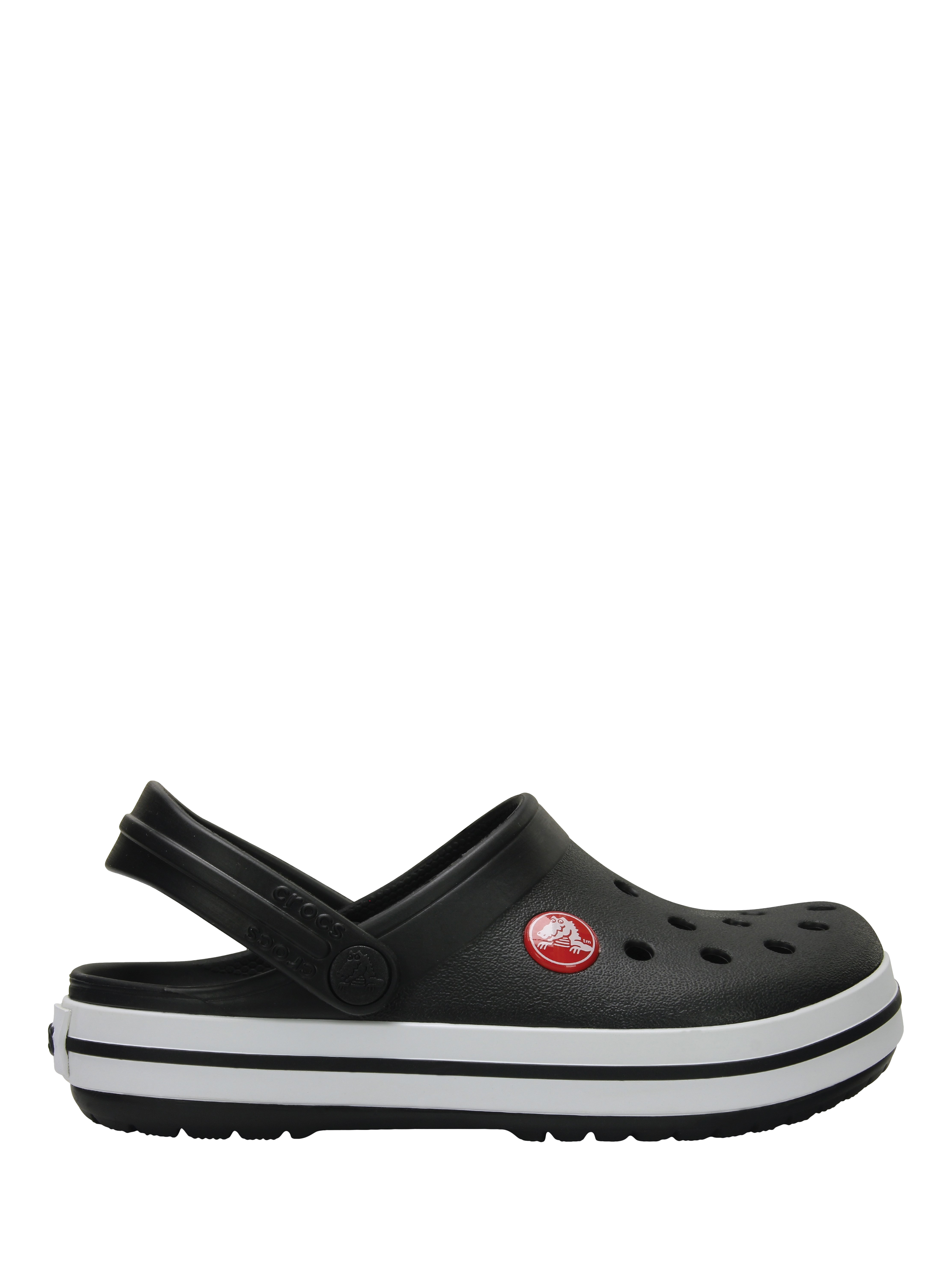 Product image 1 of 5, which shows Crocs Kids' Crocband Clogs, Black, 5 Jnr