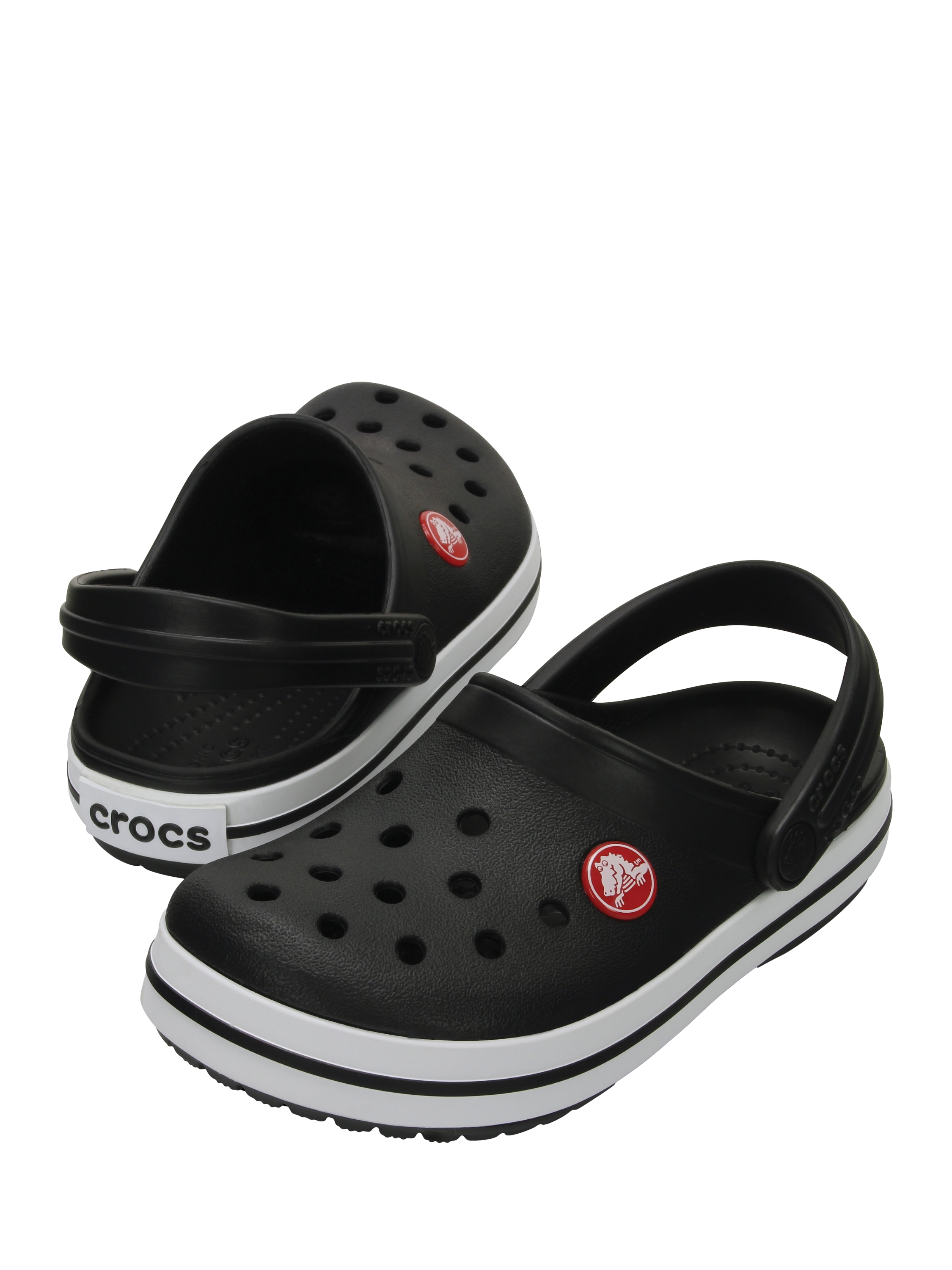 Product image 3 of 5, which shows Crocs Kids' Crocband Clogs, Black, 5 Jnr