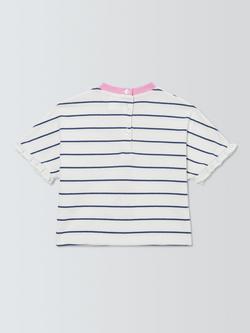 John Lewis Baby Flamingo T-Shirt, Multi - view 2, Multi