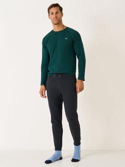 Crew Clothing Cotton Blend Lounge Trousers, Graphite Grey, Graphite Grey