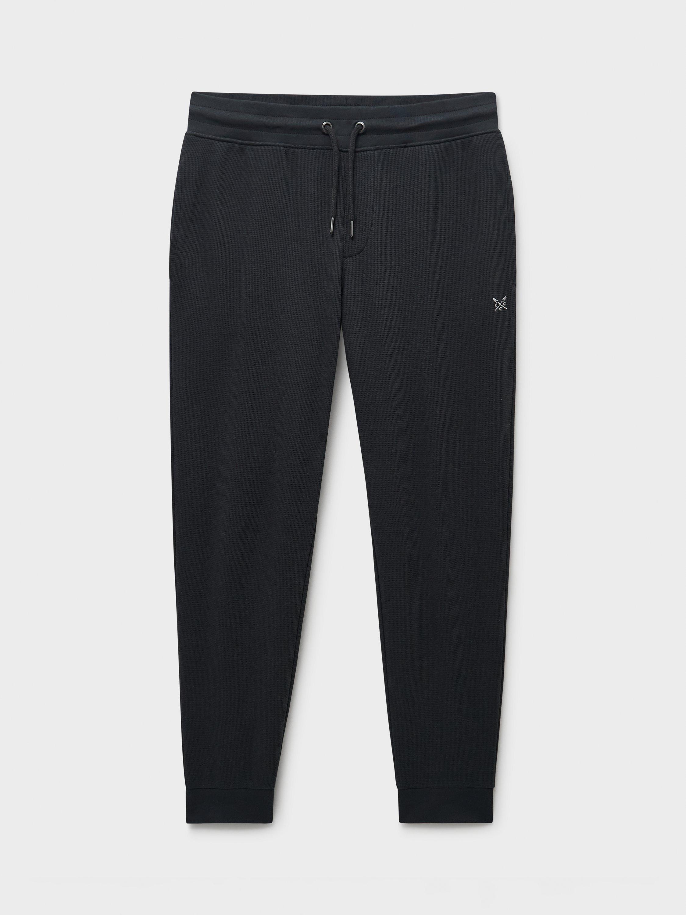 Product image 5 of 5, which shows Crew Clothing Cotton Blend Lounge Trousers, Graphite Grey, L