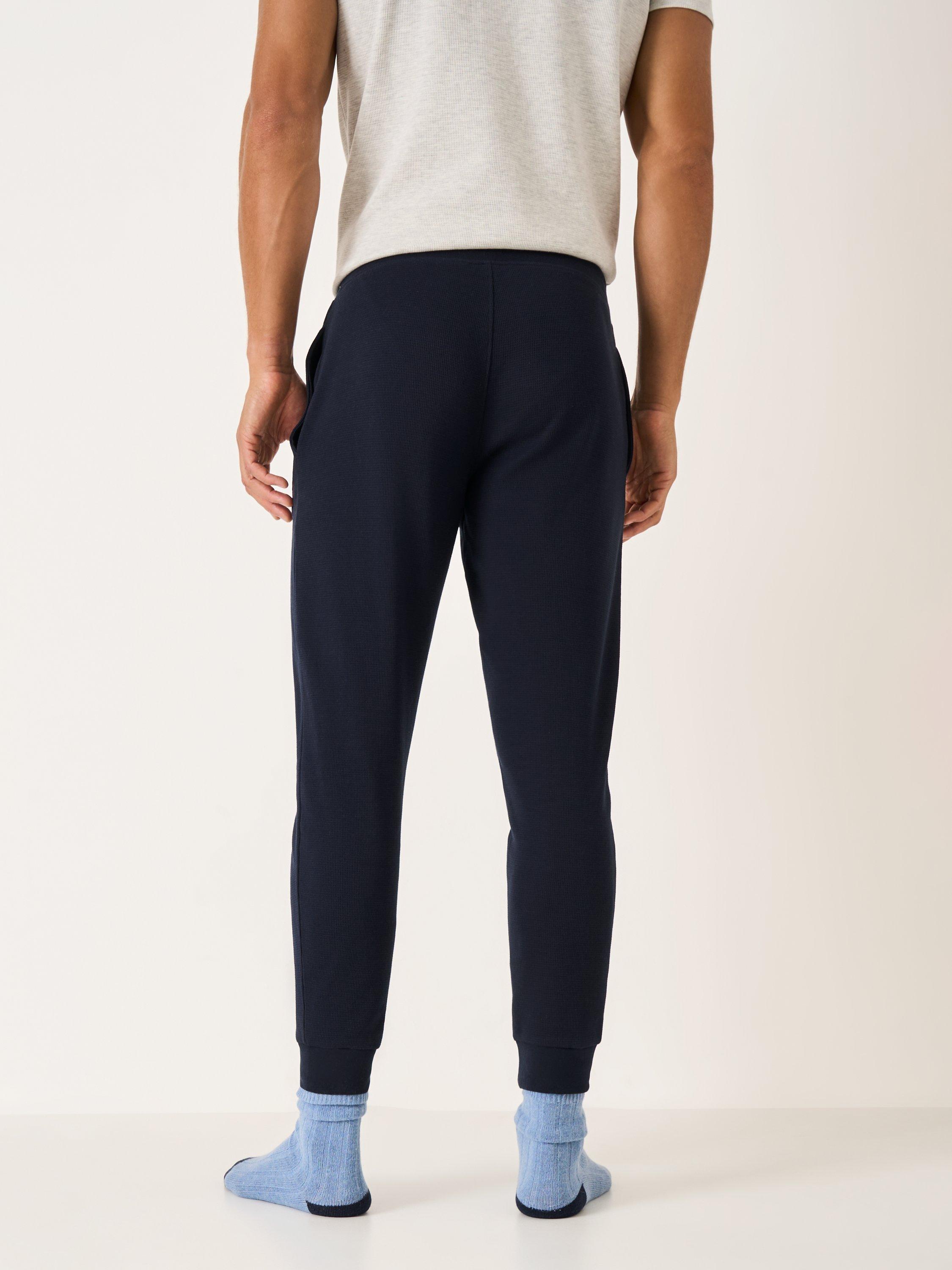 Product image 2 of 5, which shows Crew Clothing Lounge Trousers, Navy Blue, L