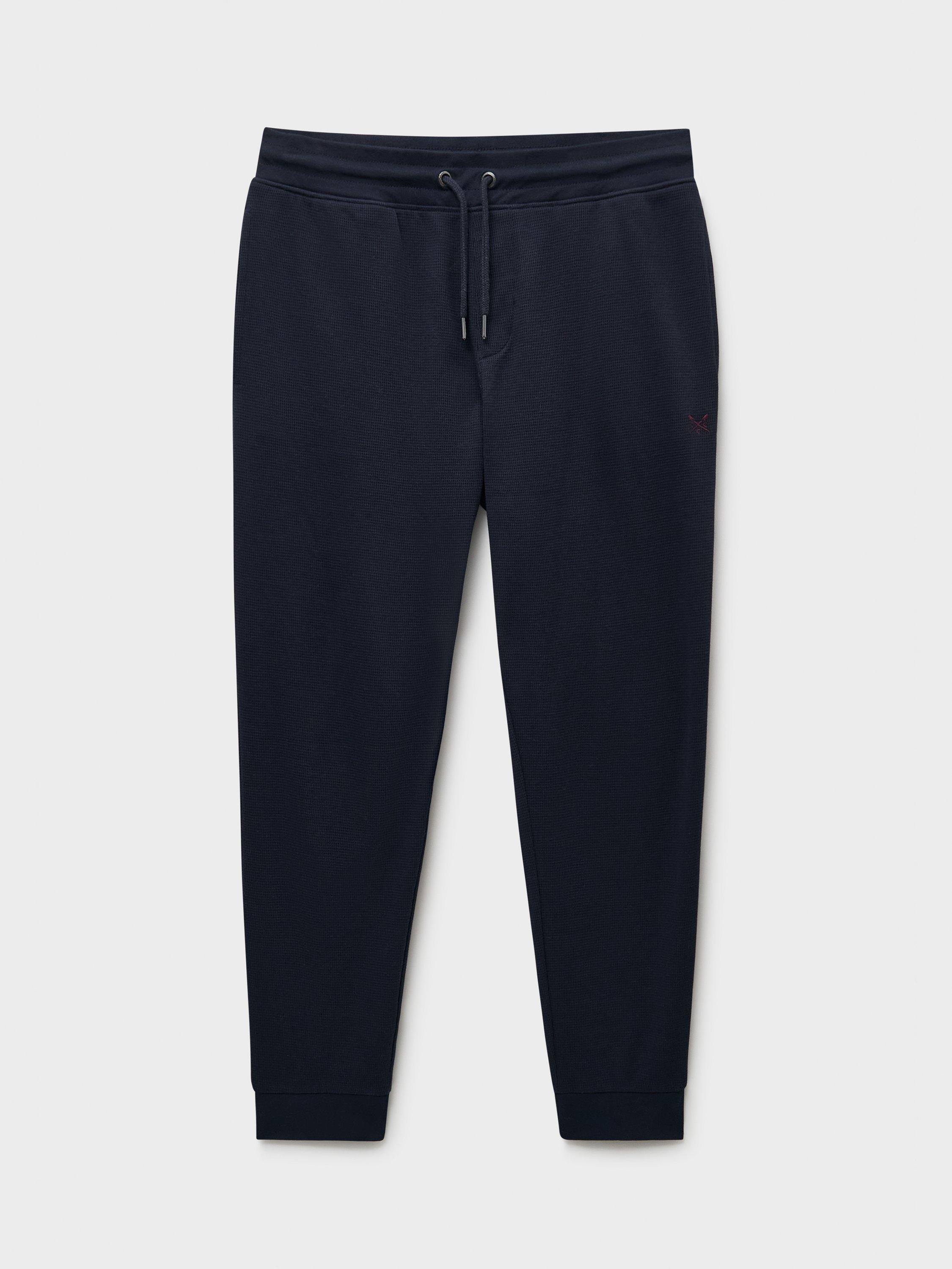 Product image 5 of 5, which shows Crew Clothing Lounge Trousers, Navy Blue, L