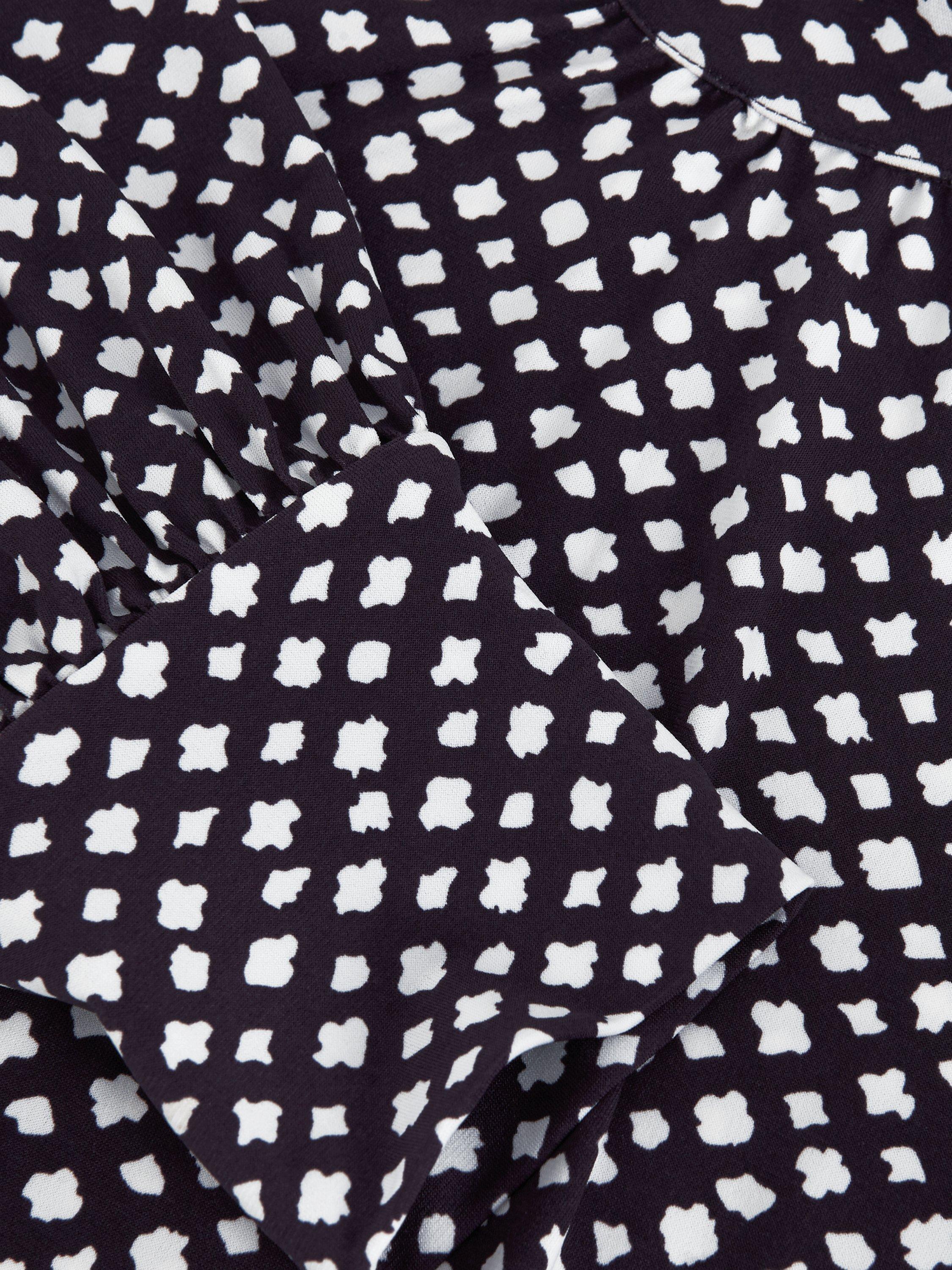 Product image 6 of 8, which shows Phase Eight Esme Abstract Spot Top, Purple, 14