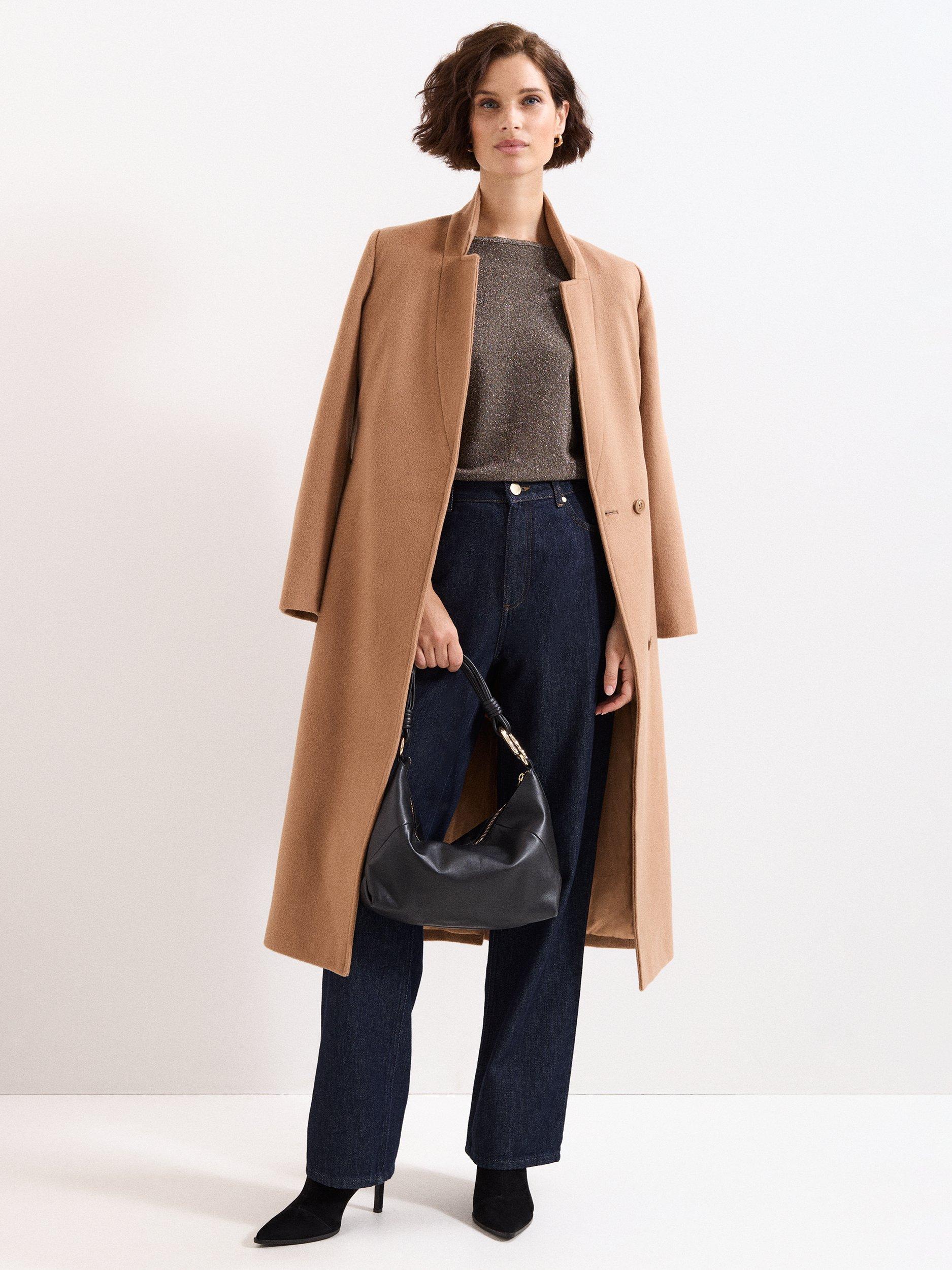 Product image 7 of 7, which shows Phase Eight Sequin Cristine Knit Jumper, Green, XS