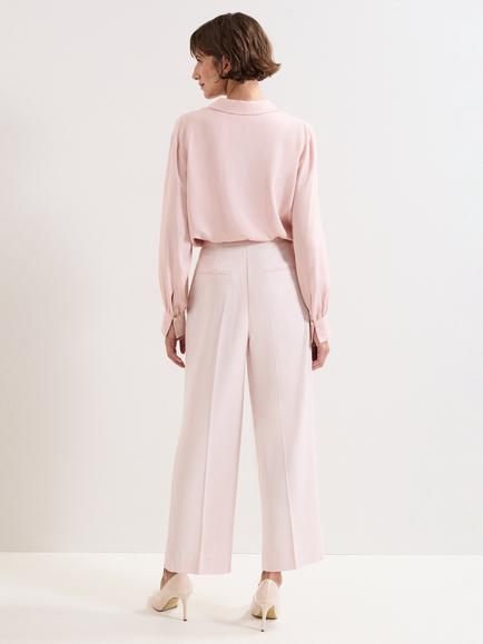 Phase Eight Sandie Cropped Trousers, Pale Pink - view 2, Pale Pink