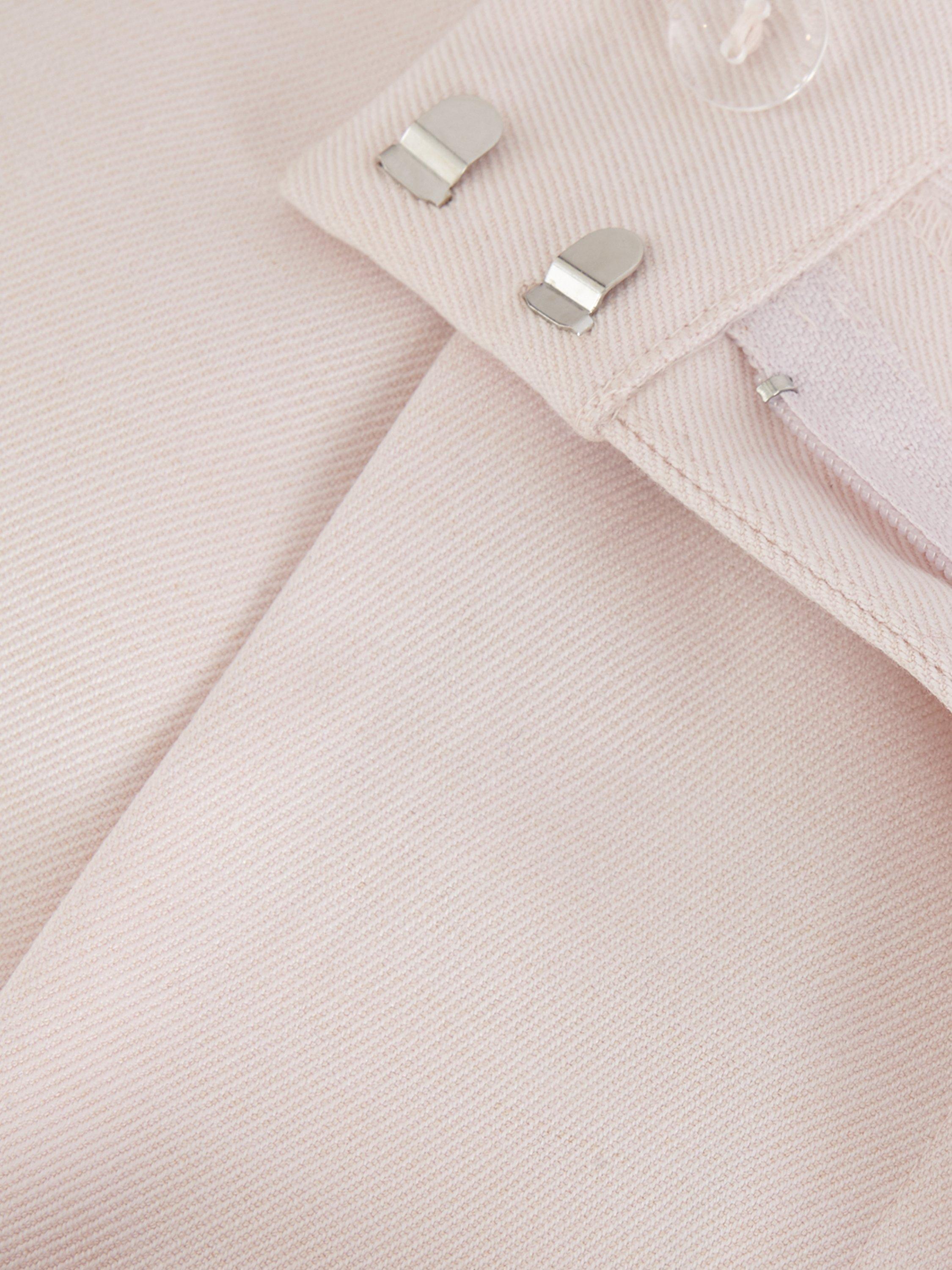 Product image 6 of 8, which shows Phase Eight Sandie Cropped Trousers, Pale Pink, 8