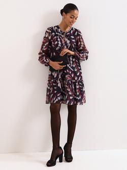 Phase Eight Martyna Abstract Mini Dress, Multi, Multi