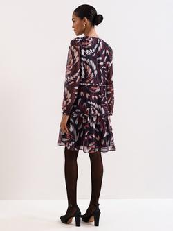 Phase Eight Martyna Abstract Mini Dress, Multi - view 2, Multi