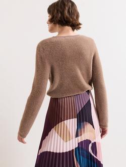 Phase Eight Mindy V-Neck Cardigan - view 2, Brown