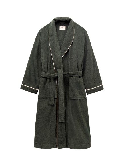 CHÉ Studios Cotton Dressing Gown, Pine Green, Pine Green