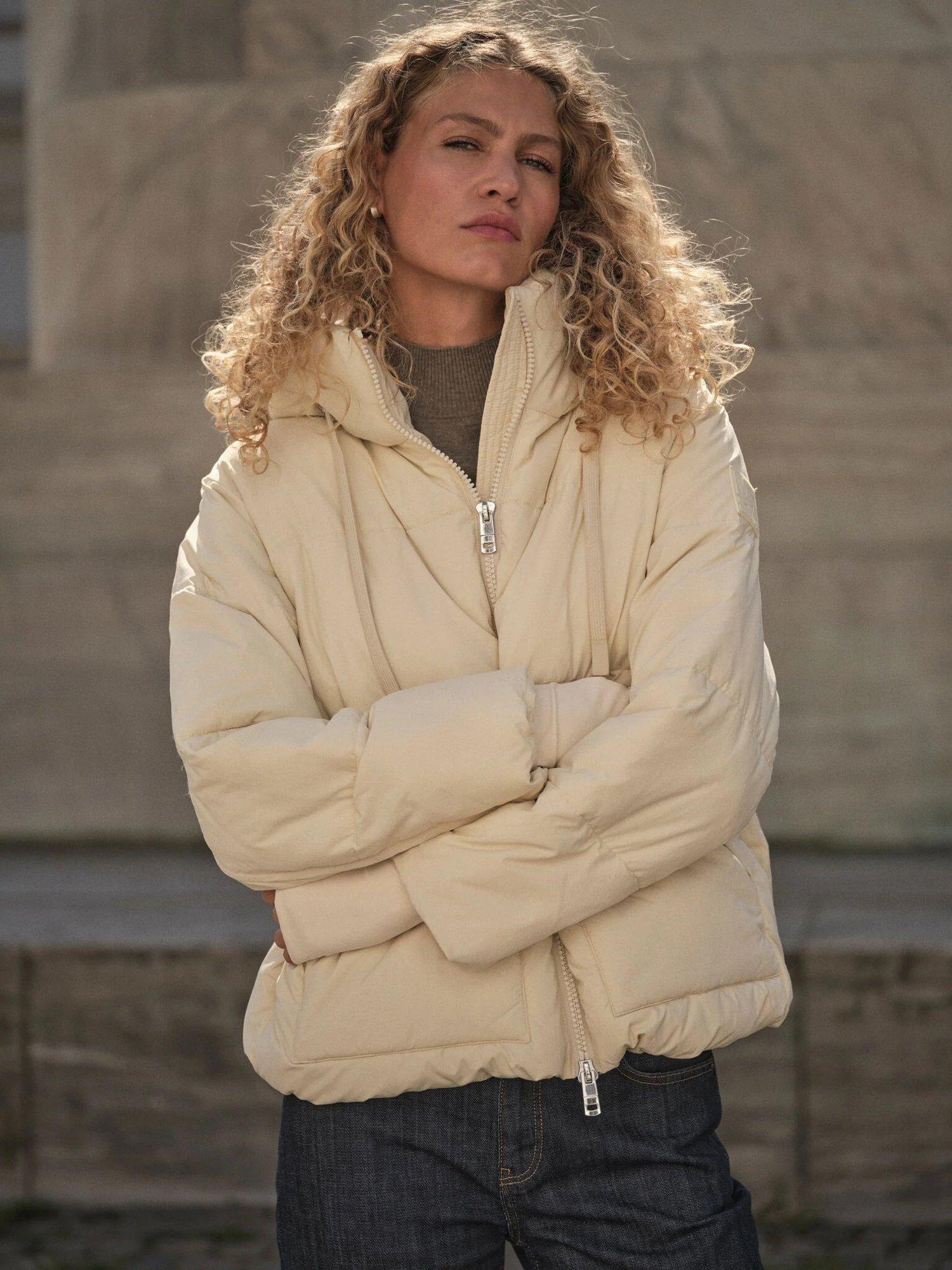 Product image 3 of 4, which shows MOS MOSH Ollie Terma Puffer Jacket, Seedpearl, XS