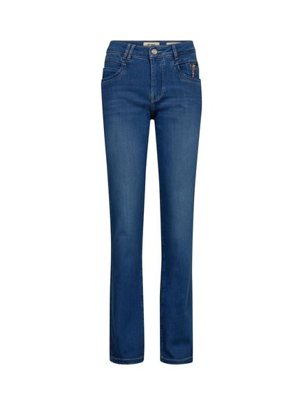 MOS MOSH MMCarla Naomi Mid Rise Deluxe Jeans, Mid Blue