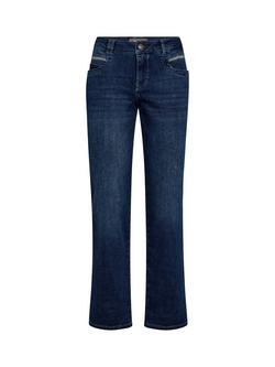 MOS MOSH MMCarla Naomi Mid Rise Deco Jeans, Mid Blue