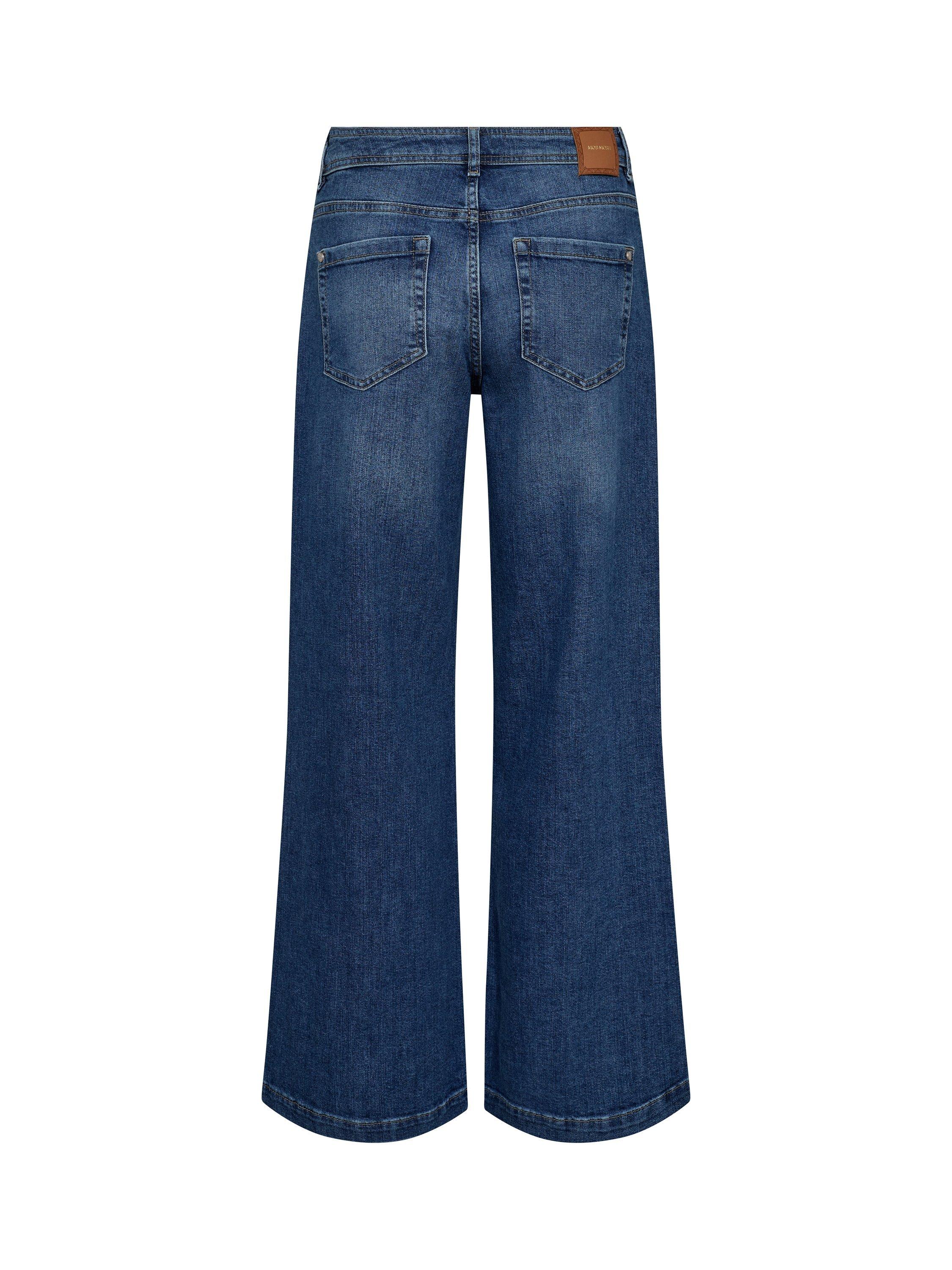 Product image 2 of 2, which shows MOS MOSH MMDara Deco Flared Denim Jeans, Mid Blue, 25R