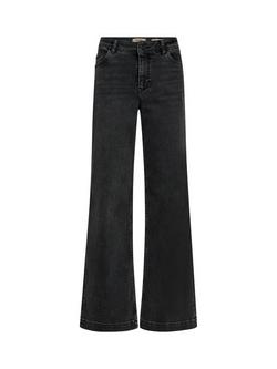 MOS MOSH Dara Wide Leg Jeans, Grey, Grey