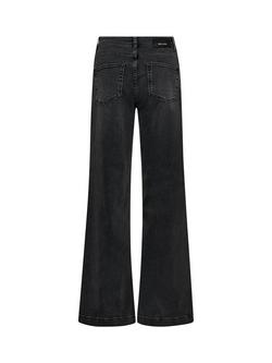MOS MOSH Dara Wide Leg Jeans, Grey - view 2, Grey